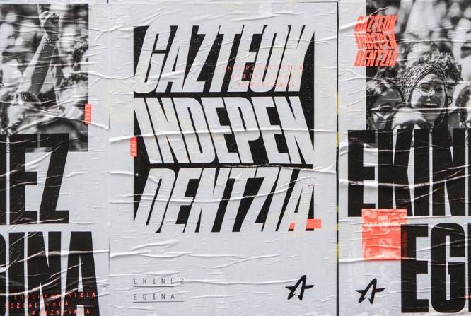 «Militar, espainol eta kolonialisten plakak» seinalatu ditu Ernaik