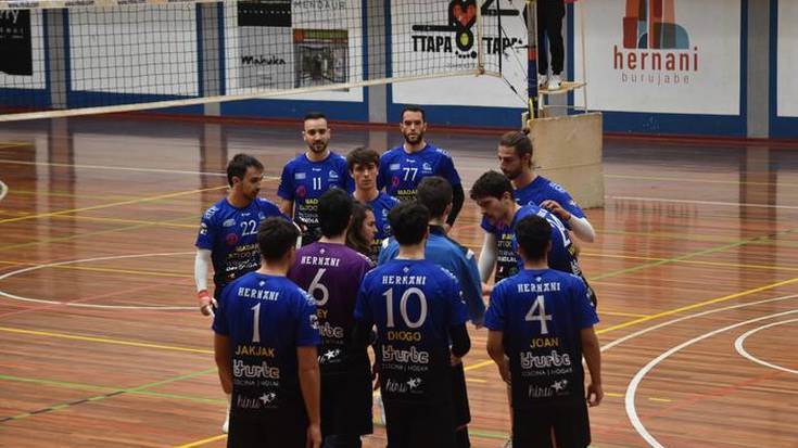 Hernani Euskadiko hirugarren, boleibolen