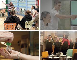 Ondorengotza tailerrak eta euskera klaseak, herriko merkatarientzat