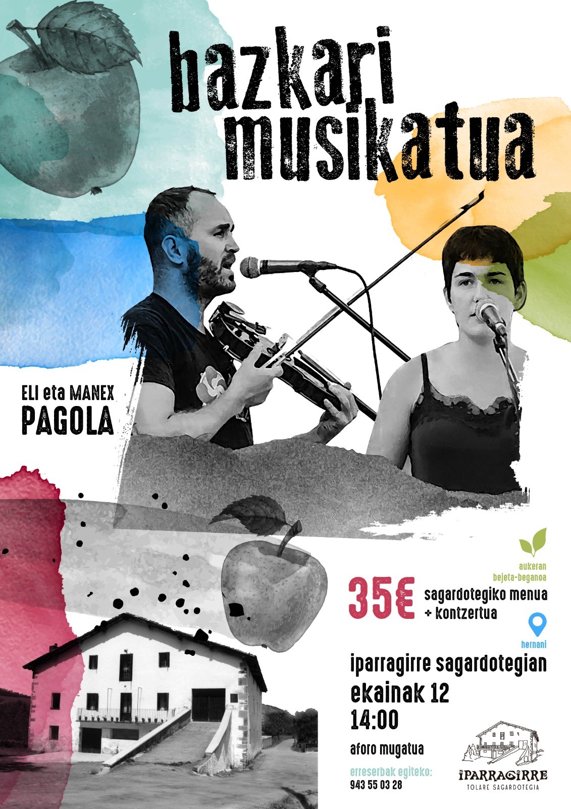 Larunbatean,  bazkari musikatua