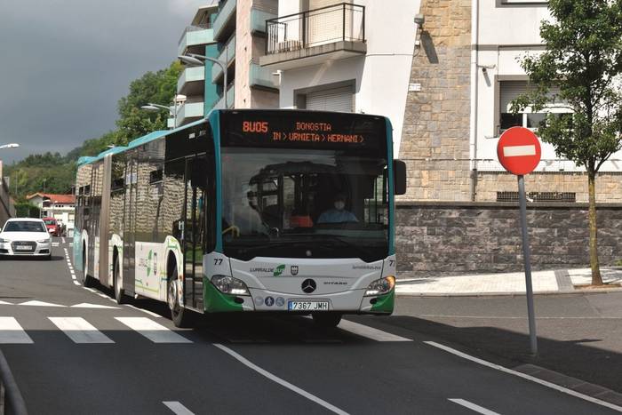 Autobus pribatuek erreserba egin beharko dute Hernanin aparkatzeko