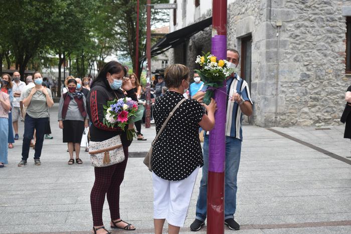 Charo Román oroitu zuten, erail zutela hamar urte bete direnean