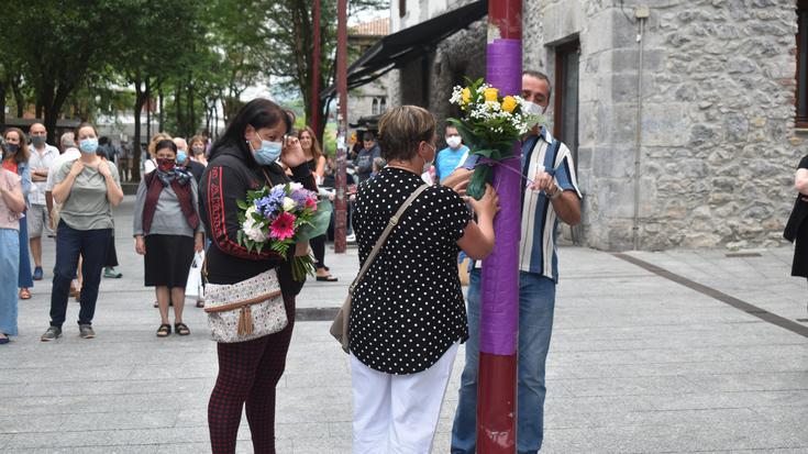 Charo Román oroitu zuten, erail zutela hamar urte bete direnean