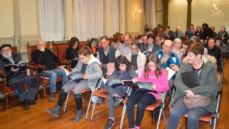 Urtekariaren aurkezpena, herritarrei