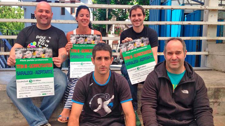 Pausokaren alde, pelota partidua Antiguan