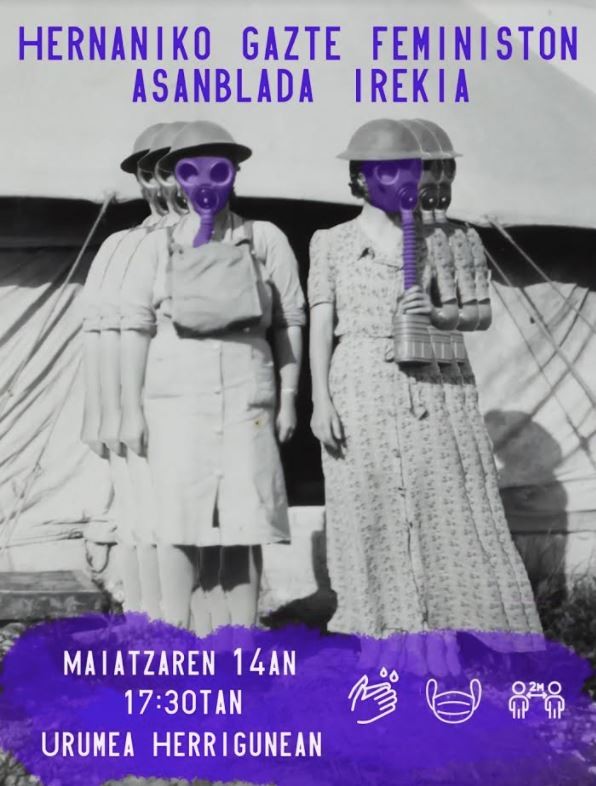 Gazte feministek batzarra, gaur