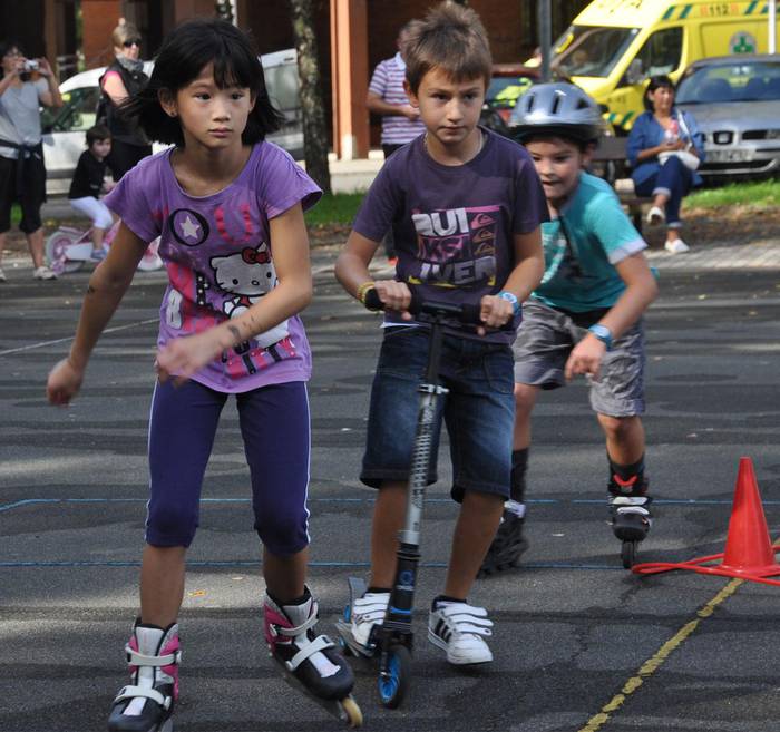 Patinak jantzita, zirkuitua aurretik!