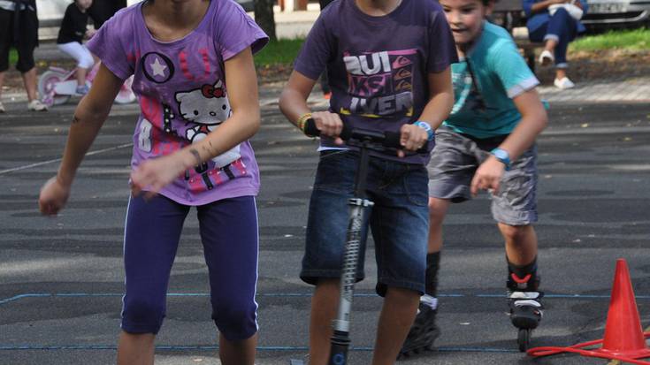 Patinak jantzita, zirkuitua aurretik!