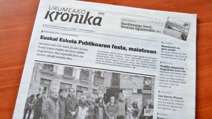 Kronikarik ez da aterako bihar