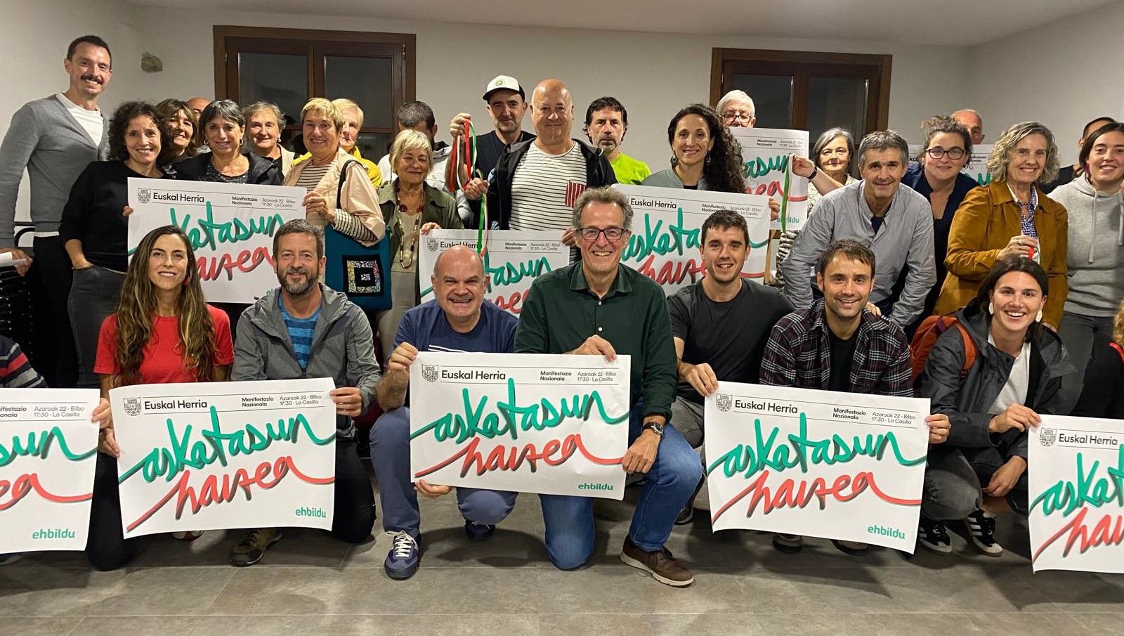 Azaroaren 22an mobilizazio nazionalera joateko deia egin du Hernaniko EH Bilduk