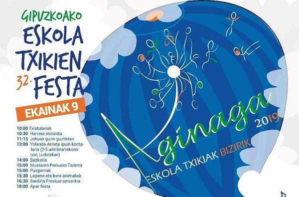 Eskola Txikiak bat eginda, Aginagan