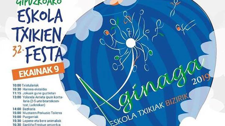 Eskola Txikiak bat eginda, Aginagan