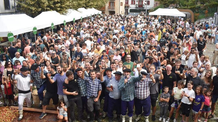 Sagarraren jaia ospatu dute Astigarragan