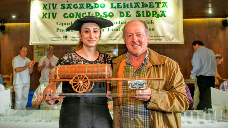«Gure sagardoa urteko onena izatea,  oso bultzada inportantea da»