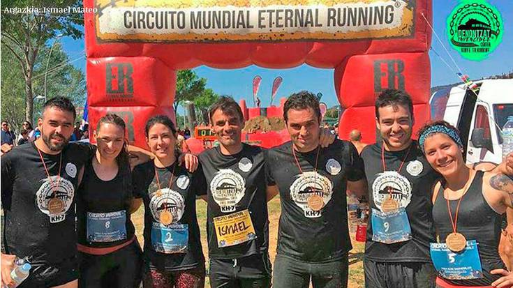 Ismael Mateo eta Almudena Carvajal garaiezin, Platja D’Aron
