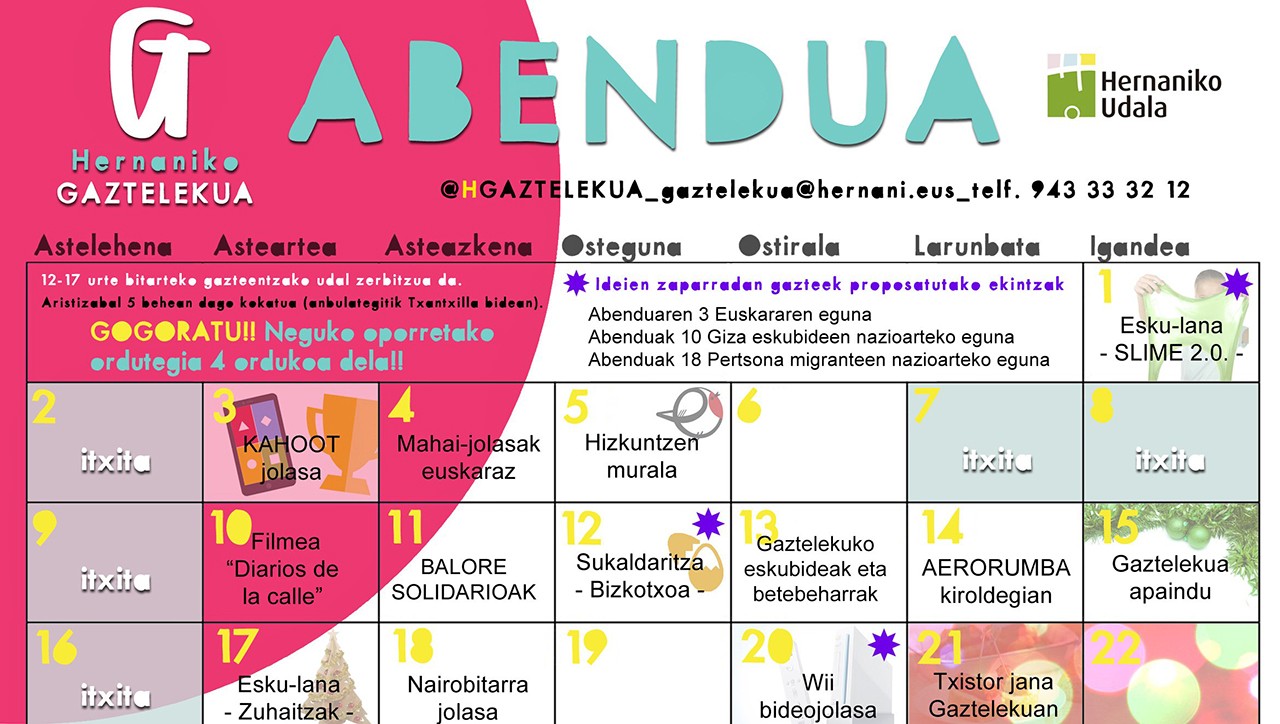 Gaur, euskeraz mahai-jolasak