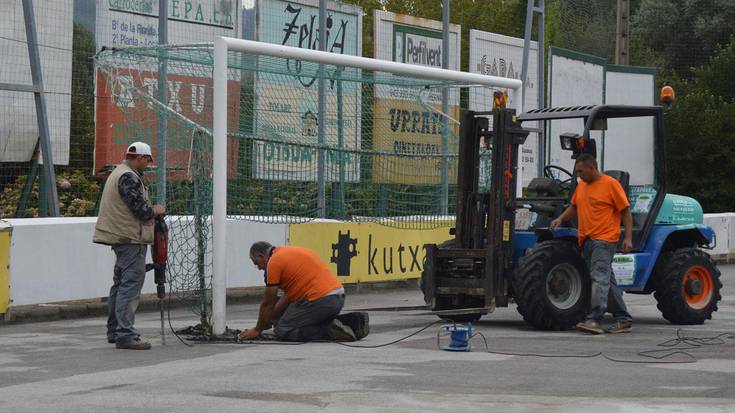 Denboraldi berria hasteko, zelai berritua Zubipen