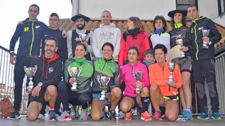 Ibai Alba eta Maria Lopez podiumean, giro ederra lagun