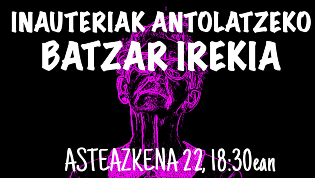 Bilera irekia gaur, Inauteriak  antolatzeko