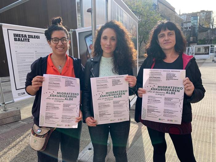 Gaur hasiko dira migratzeko giza eskubidearen aldeko jarduerak
