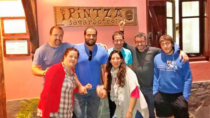 ‘Tu al norte y yo al sur’ programaren grabaketa, Ipintzan