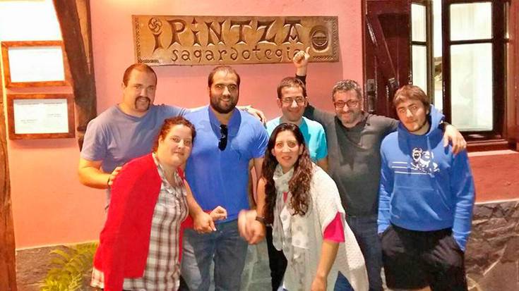 ‘Tu al norte y yo al sur’ programaren grabaketa, Ipintzan