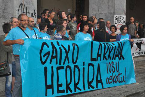 Hernaniko preso guztiak borrokan, Uribetxeberria eta gaixo larriak askatzeko