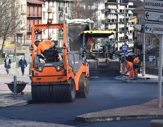 Asfaltatze lanak datorren astean, Astigarragan eta Hernanin