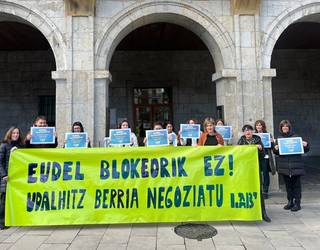 EUDELen blokeoa salatu du LABek Astigarragan eta Hernanin