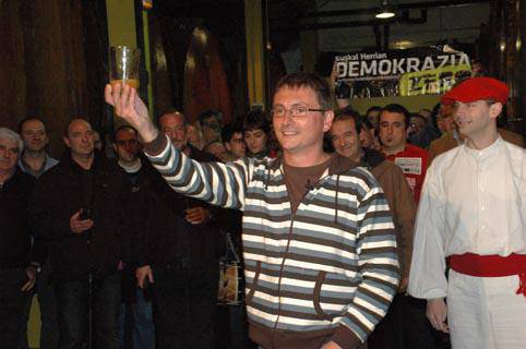Adurizek ireki zuen txotx denboraldia Astigarragan