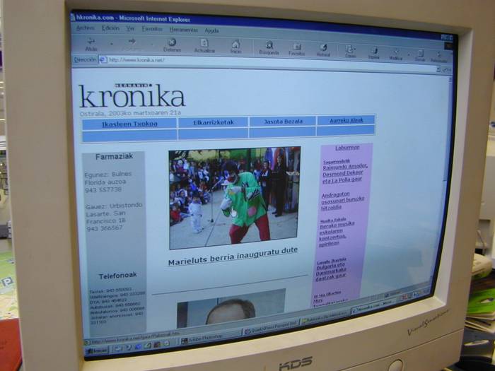 Kronikaren 25. urteurrenari buruzko mahai ingurua izango da ostegun honetan, Biterin