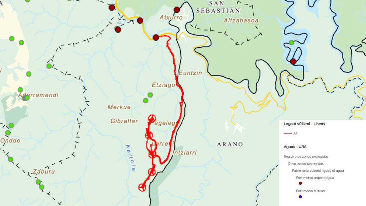 Eusko Jaurlaritzak jendaurrean ikusgai jarri du Hernaniko lurretako 'Ikatz Gane' proiektu eolikoa
