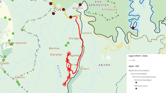 Eusko Jaurlaritzak jendaurrean ikusgai jarri du Hernaniko lurretako 'Ikatz Gane' proiektu eolikoa