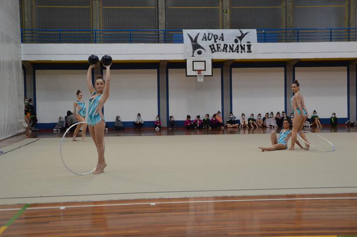 Hernaniko gimnastak final guztietara sailkatu ziren, Bergarako fasean