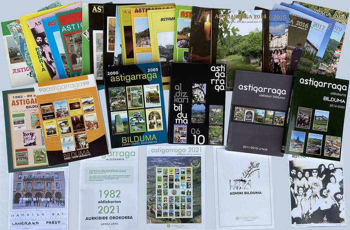 Astigarragako aldizkariaren 40 urteko kultur ondarea ikusgai jarriko da erakusketan, bihartik