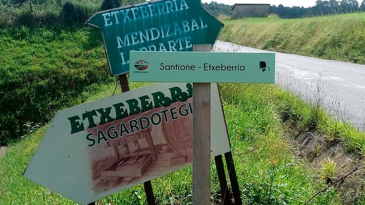 Seinale berriak, baserri, sagardotegi eta landa Etxeen izenekin