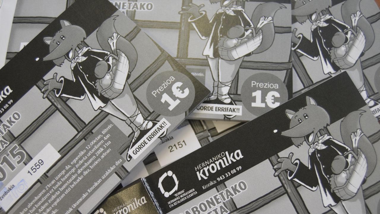 San Joan Konpartsako zozketako errifa sariduna 8326 zenbakia izan da