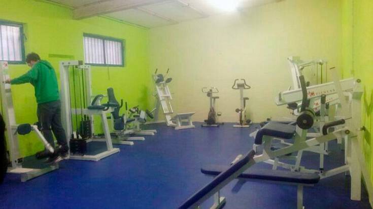 Gimnasioa paratu dute Asinko pabiloian, 20 bat aparaturekin
