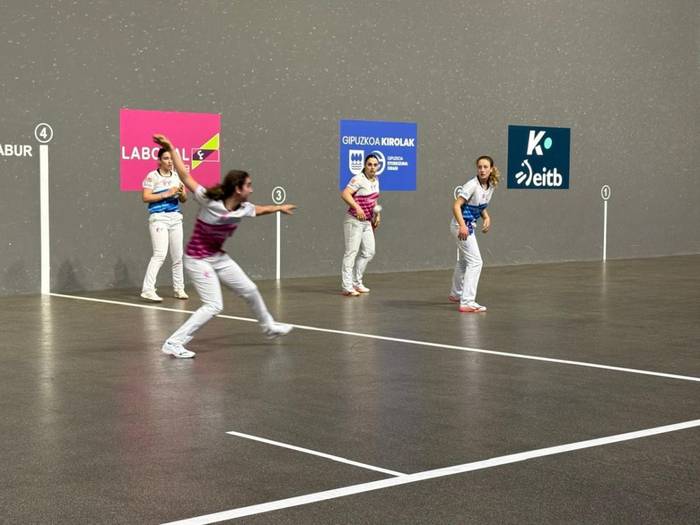 Binakakoaren finalera sailkatu dira Alize Sagardui eta Enara Gaminde