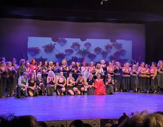 Sevillanen ikuskizuna Erriberan indarkeria matxista salatzeko