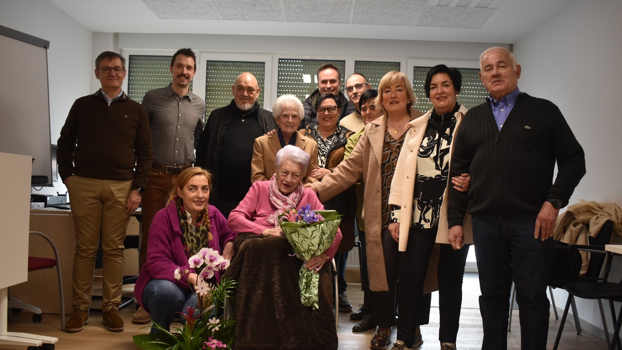 100 urte bete zituen Maria Setefilla Murillok martxoaren 28an