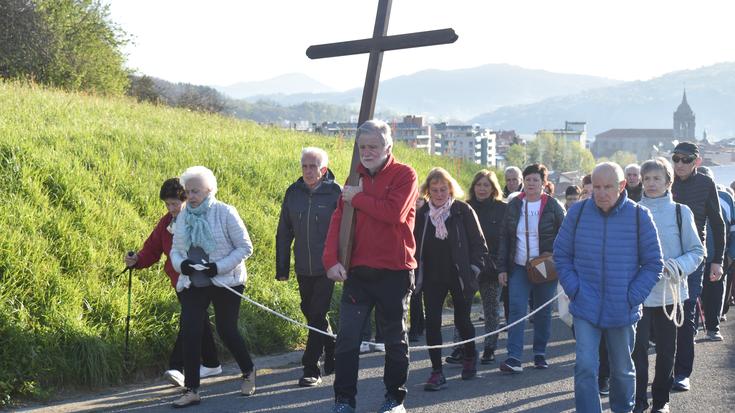 Gurutze Bidea Santa Barbarara egin zen Hernanin