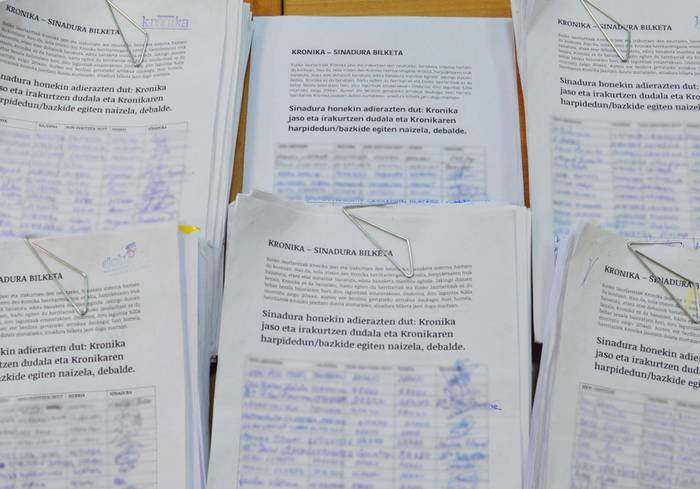 «Eskerrik asko, lortu dugu:  5.015 sinadura»