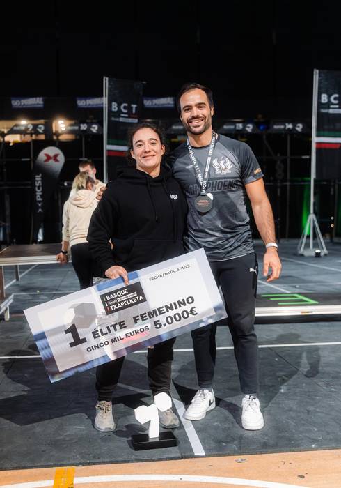 Egiazabal eta Sañudo, Basque Crossfit txapelketako podiumean