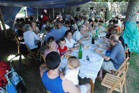 Bazkaria, herri kirolak eta erromeria 
San Inazio eguna behar bezala ospatzeko