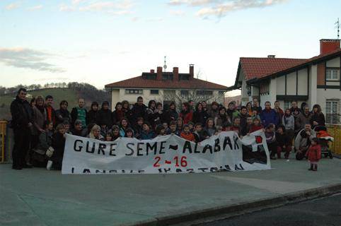Manifestazioa gaur, «Hezkuntza sailak inposatu nahi duen fusioa salatzeko»