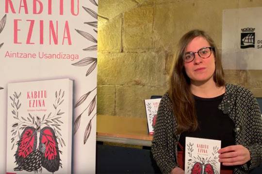 'Kabitu ezina' liburuaren literatur solasaldia, etzi