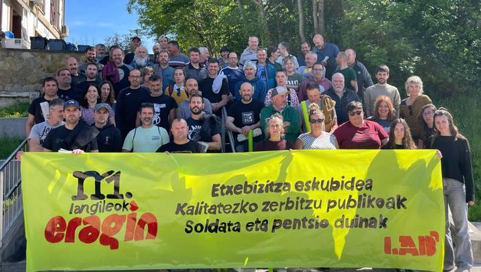 Manifestazioa ostiral honetan, LABek deituta