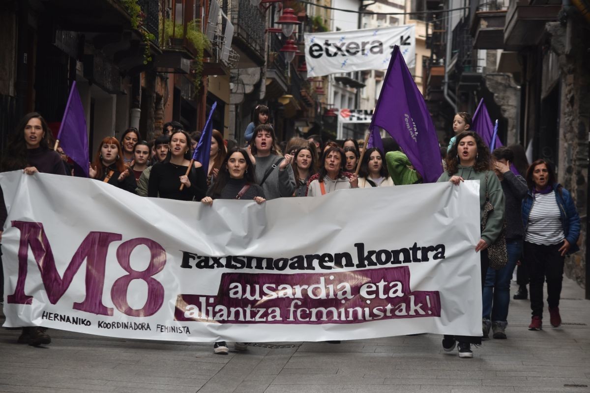 «Antolatu eta borrokatzeko» aldarria egingo dute Hernanin igandean, Emakume Langileon Egunean