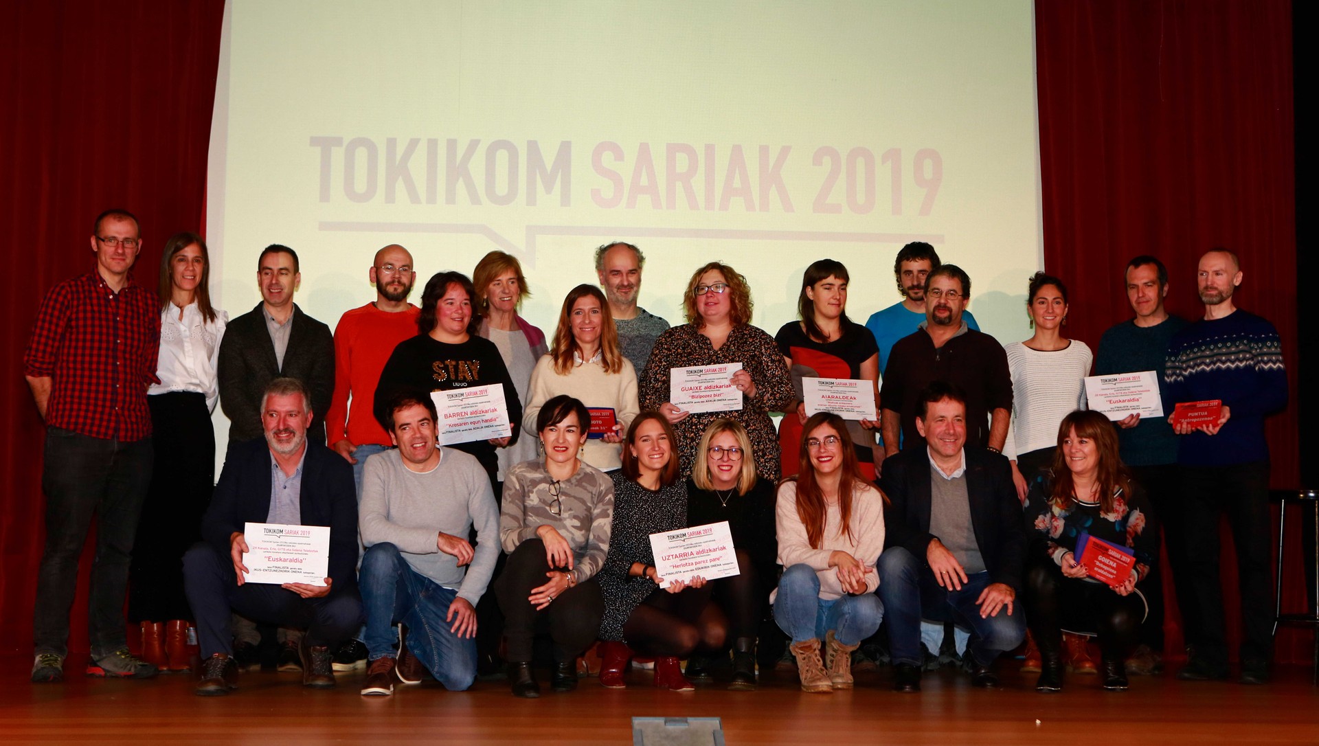 Tokikom Sarietako finalistak ezagutzera emanda,  martxan da Komunitatearen Saria bozkatzeko epea